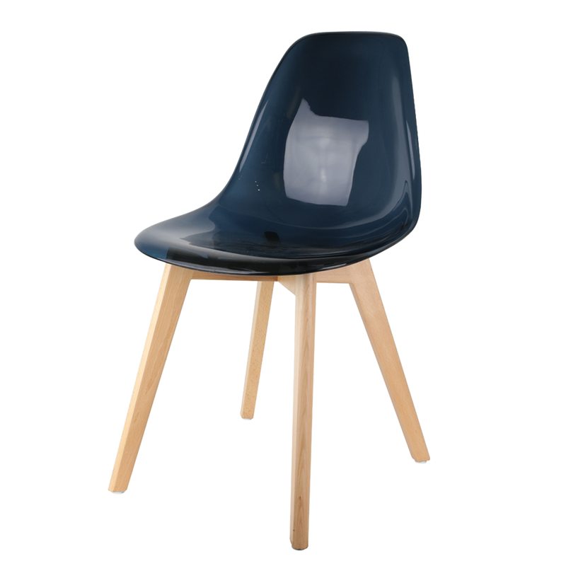 Chaise SCANDIQUE coloris noir, transparent