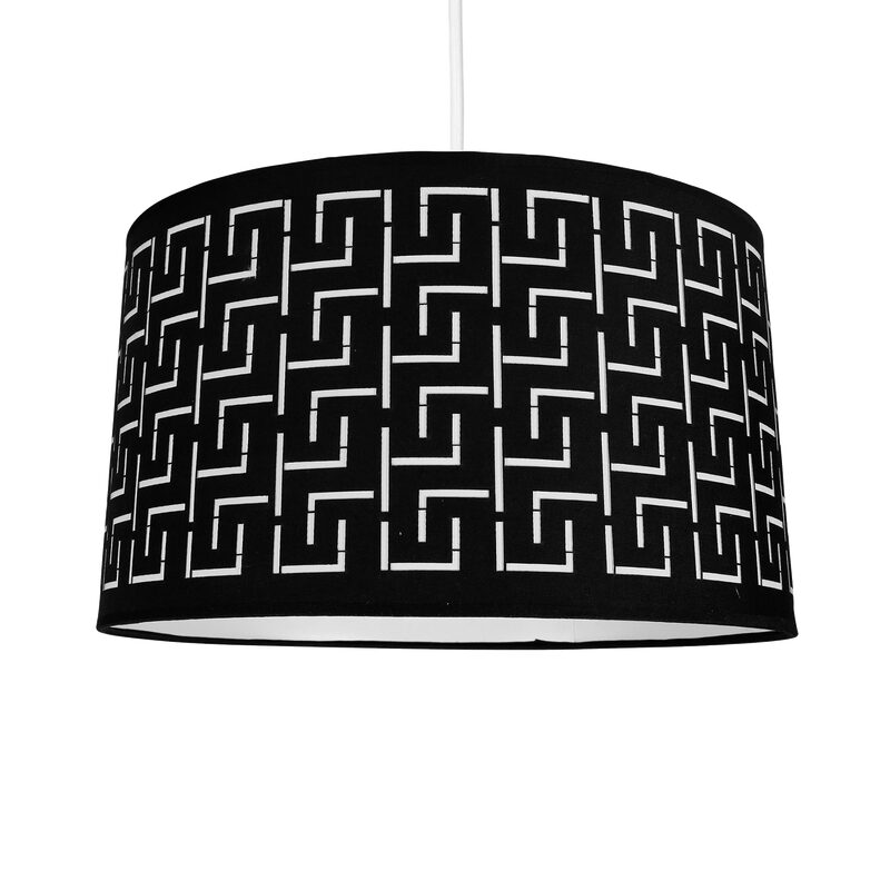 Suspension NIL coloris noir 23 x 40 cm