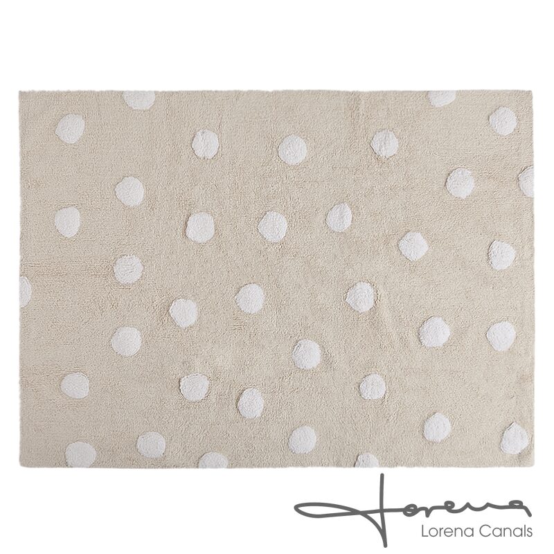 Tapis TOPOS coloris beige 120 x 160 cm
