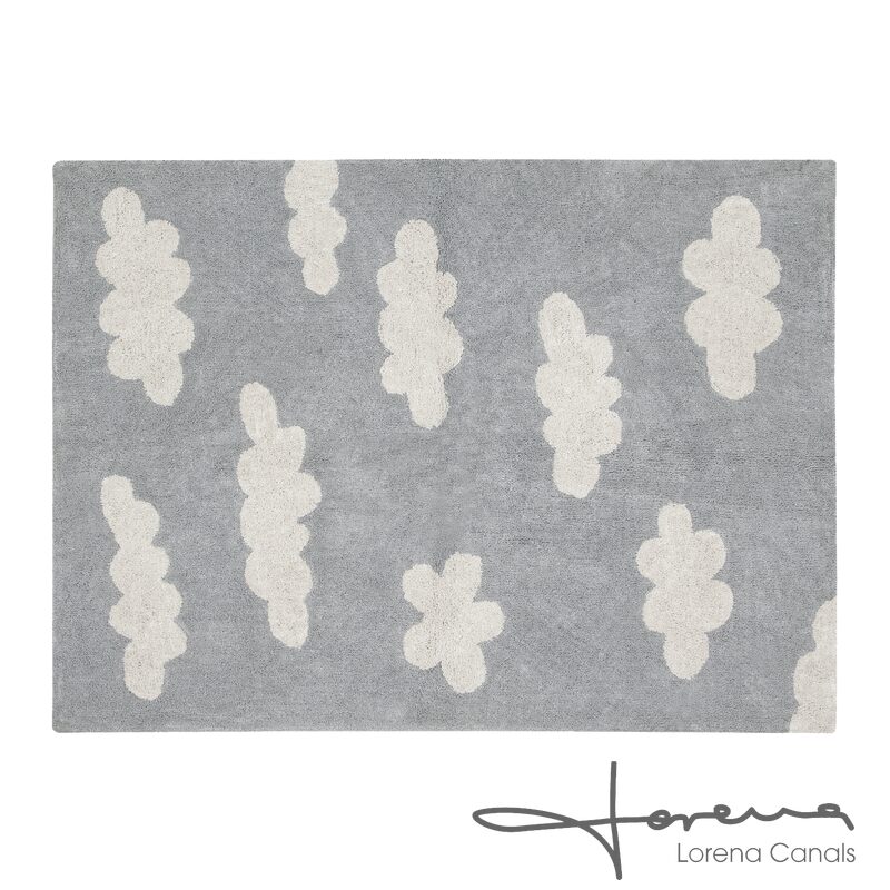 Tapis CLOUDS coloris gris 120 x 160 cm