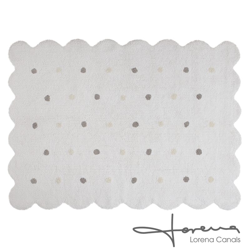Tapis GALLETA coloris blanc 120 x 160 cm