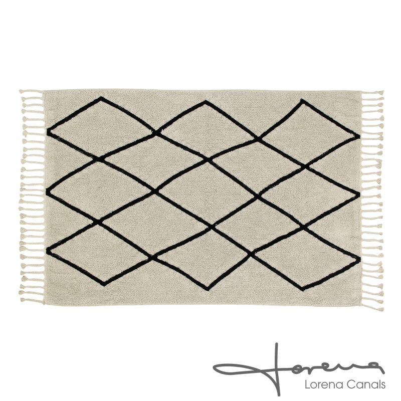 Tapis BERBERE coloris beige 140 x 200 cm