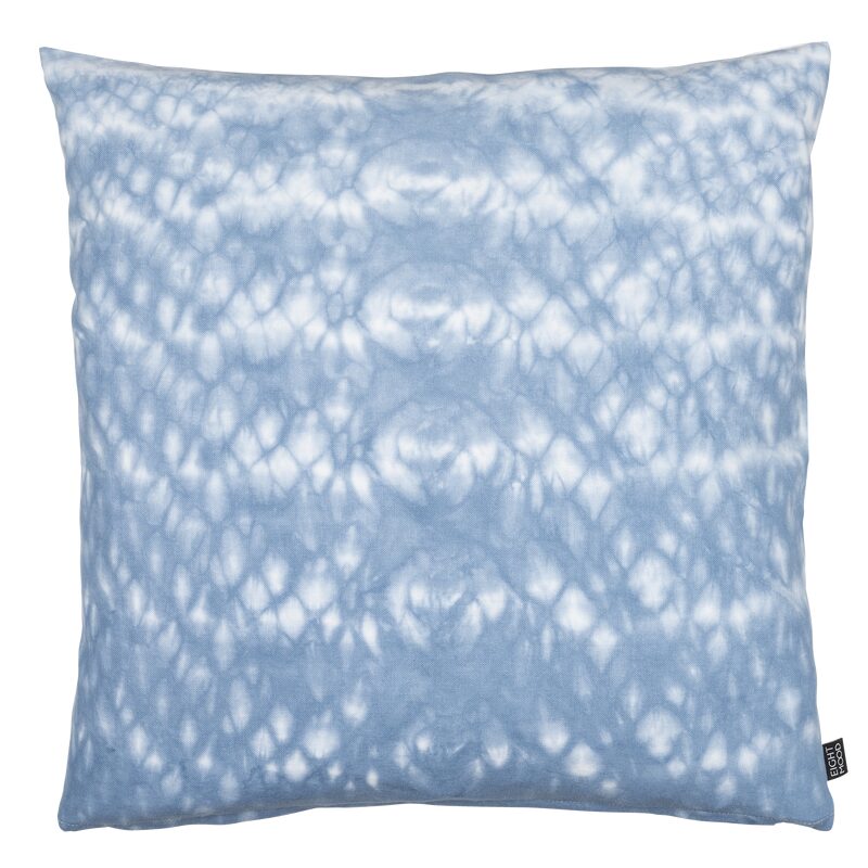 Coussin SHIBORI coloris bleu délavé 50 x 50 cm