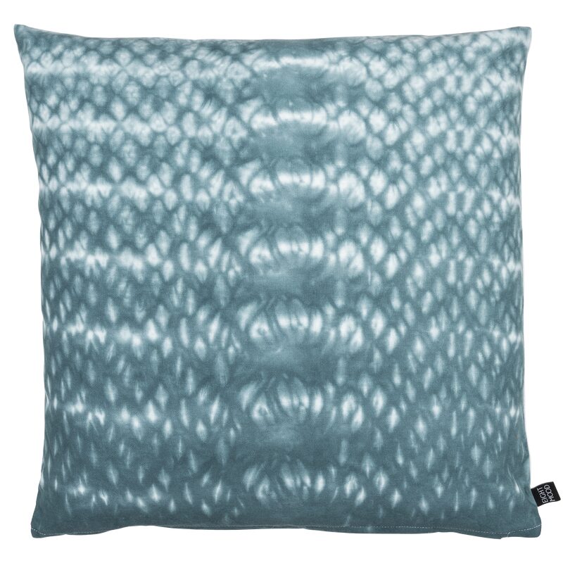 Coussin SHIBORI coloris émeraude 50 x 50 cm