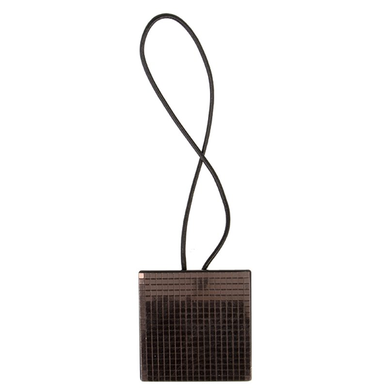 Embrasse aimantée DAISY coloris noir miroir