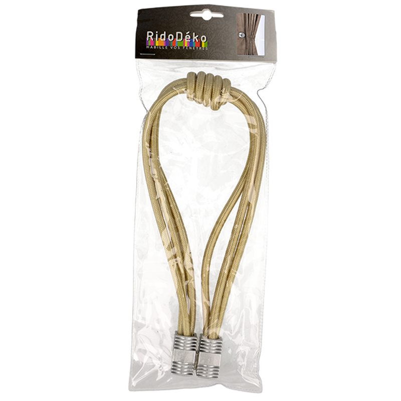 Embrasse aimantée MAELYNE coloris beige