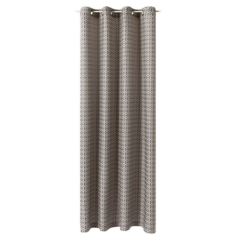 Rideau MARANELLO coloris gris moyen 135 x 240 cm