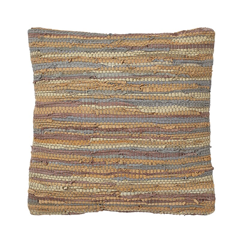 Coussin DITTA coloris taupe 45 x 45 cm