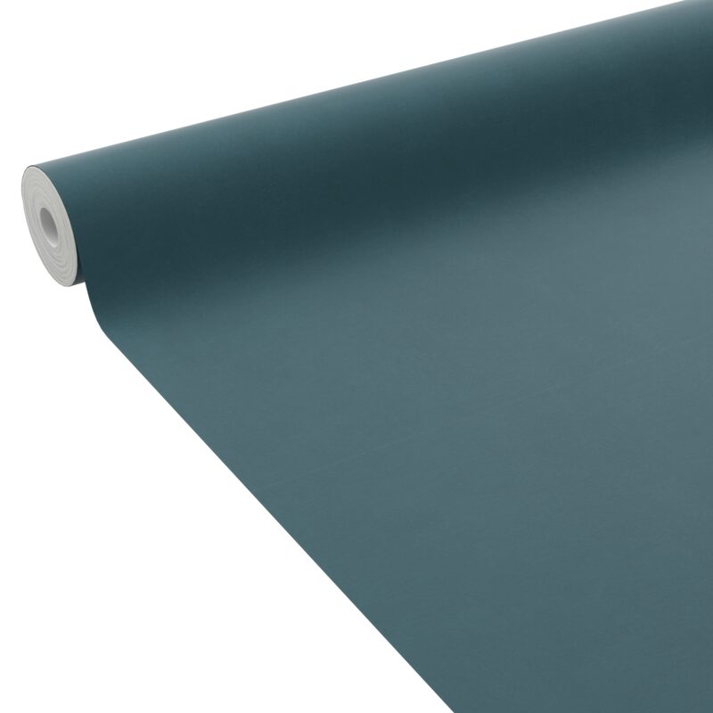 Papier peint intissé CLASSIC LINE coloris bleu pétrole