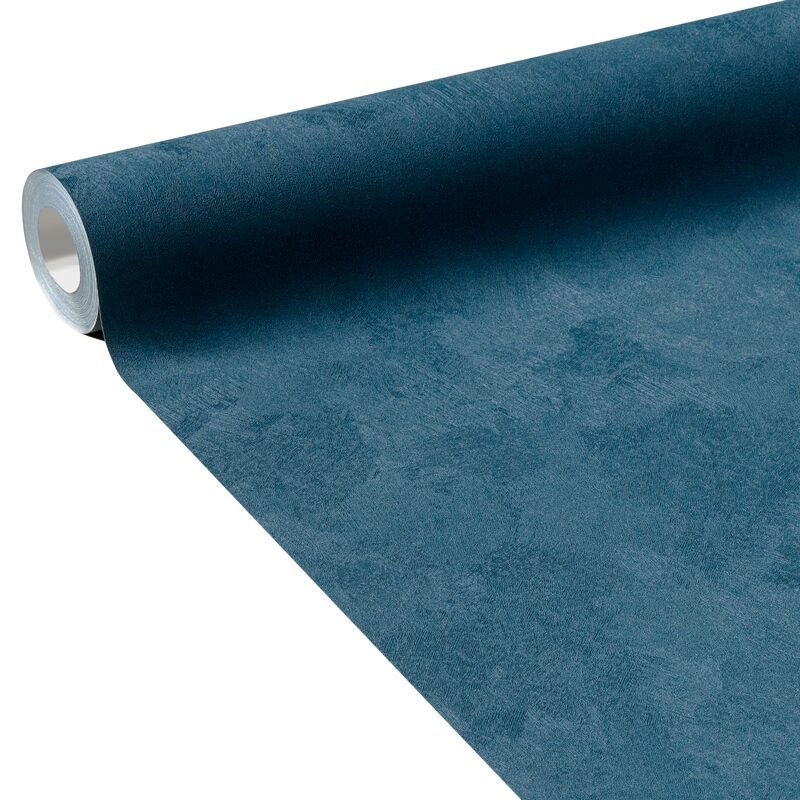 Papier peint intissé CLASSIC LINE coloris bleu pétrole