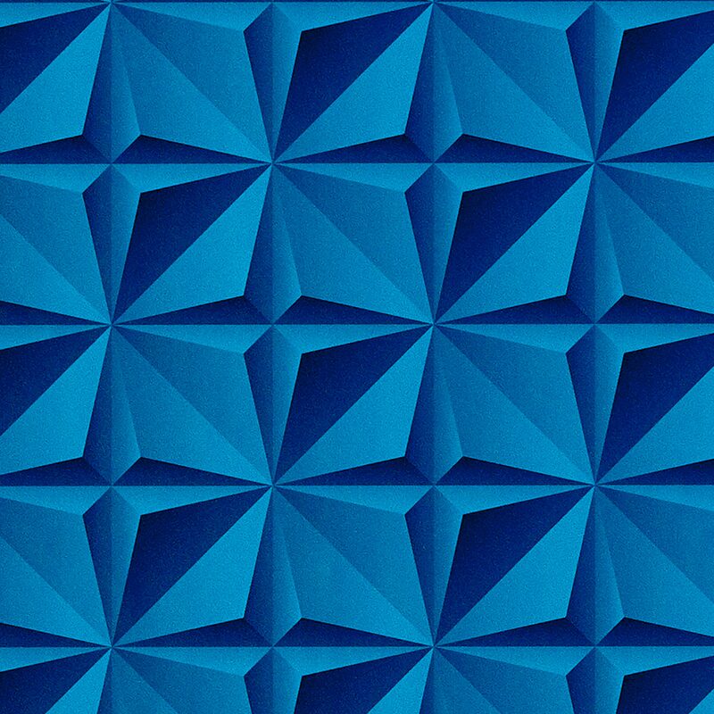 Papier peint intissé PLAYTIME coloris bleu drapeau
