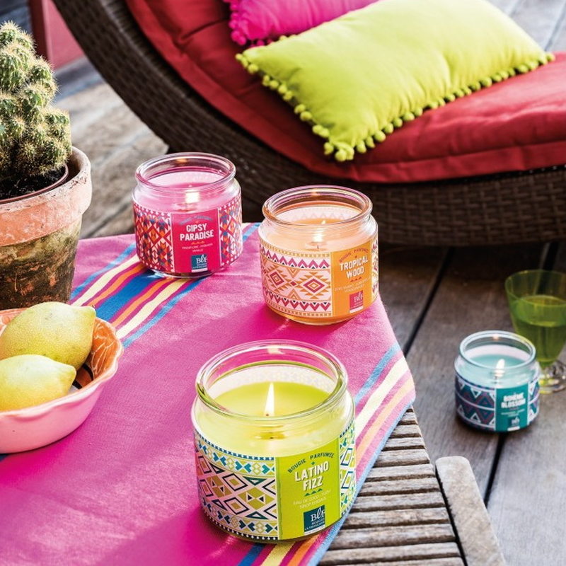 Bougie parfumée LATINO FIZZ eau de coco - yuzu