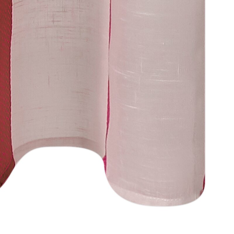Voilage ARETHA coloris blanc 140 x 240 cm