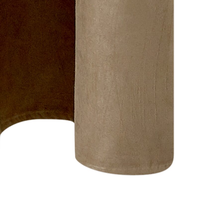 Rideau thermique STRADA coloris taupe 140 x 240 cm
