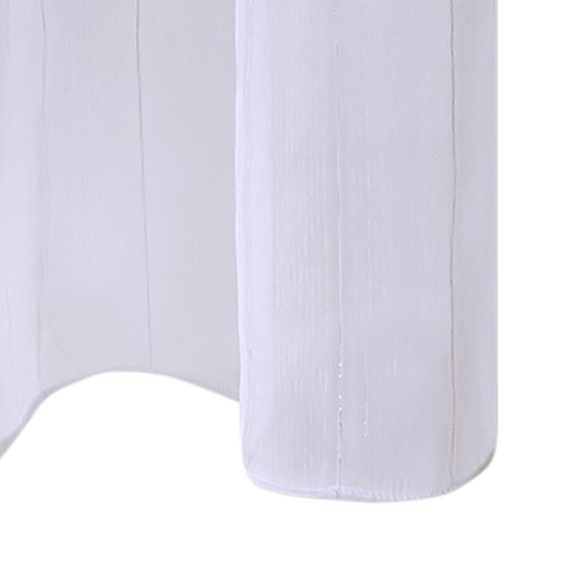 Voilage BACARY coloris blanc 140 x 240 cm