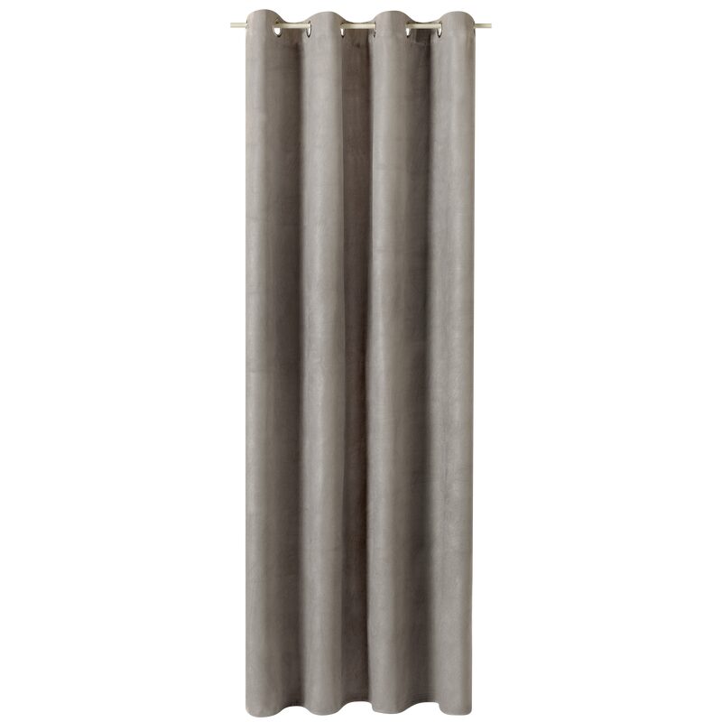 Rideau thermique STRADA coloris gris moyen 140 x 240 cm