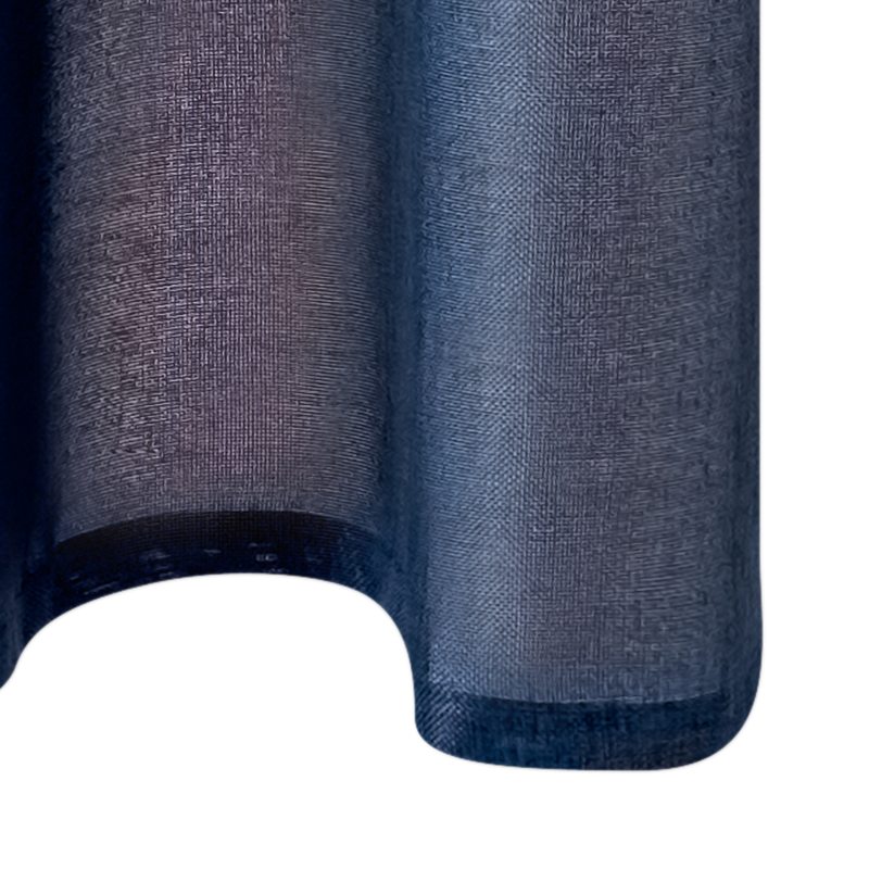 Rideau VOLCANIC coloris bleu jean 140 x 260 cm