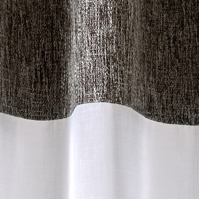 Voilage COCOON coloris gris anthracite 135 x 240 cm