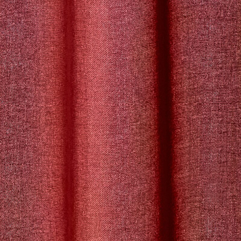 Rideau VOLCANIC coloris rouge coquelicot 140 x 260 cm