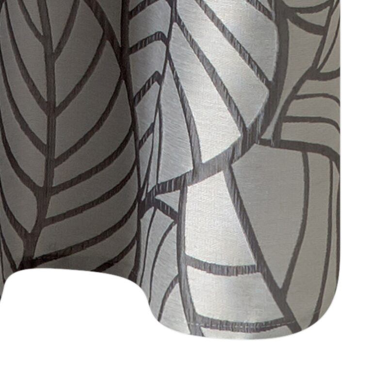 Rideau TECK coloris gris moyen 140 x 260 cm