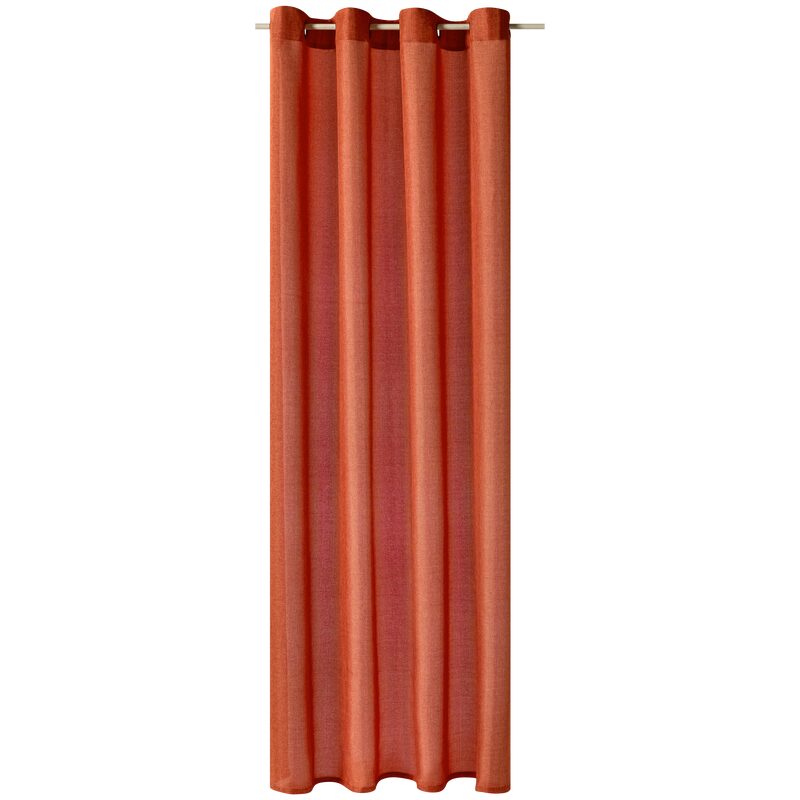 Rideau VOLCANIC coloris potiron 140 x 260 cm