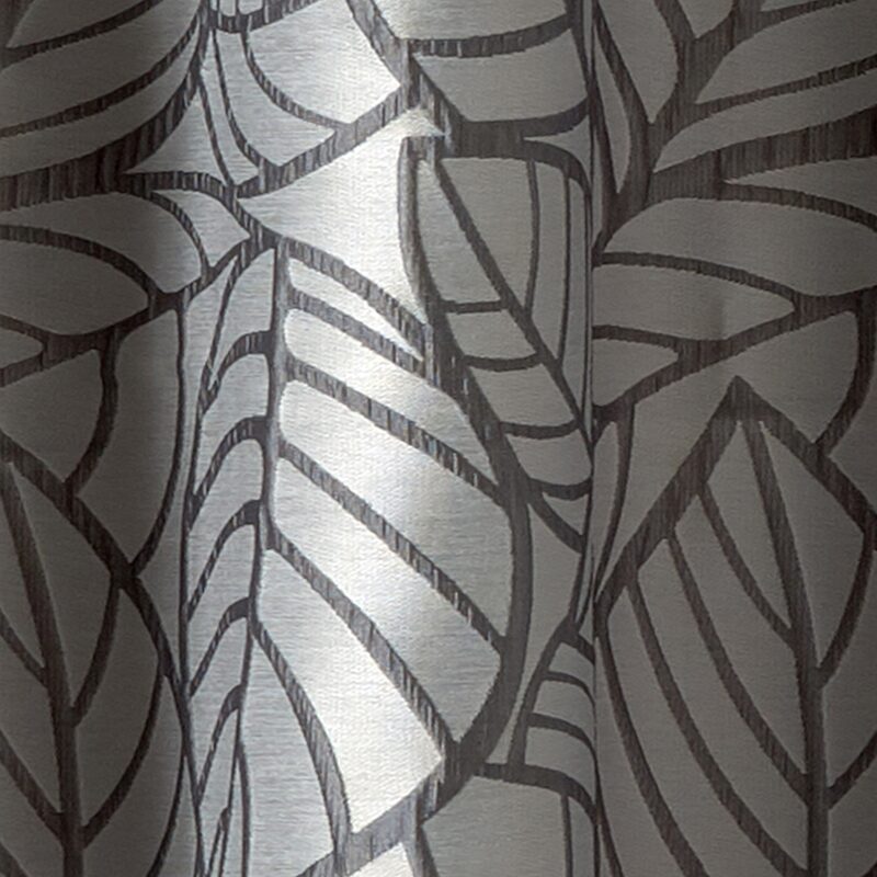 Rideau TECK coloris gris moyen 140 x 260 cm
