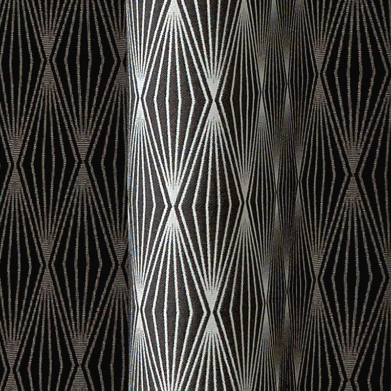 Rideau DIAMANT coloris noir 140 x 250 cm