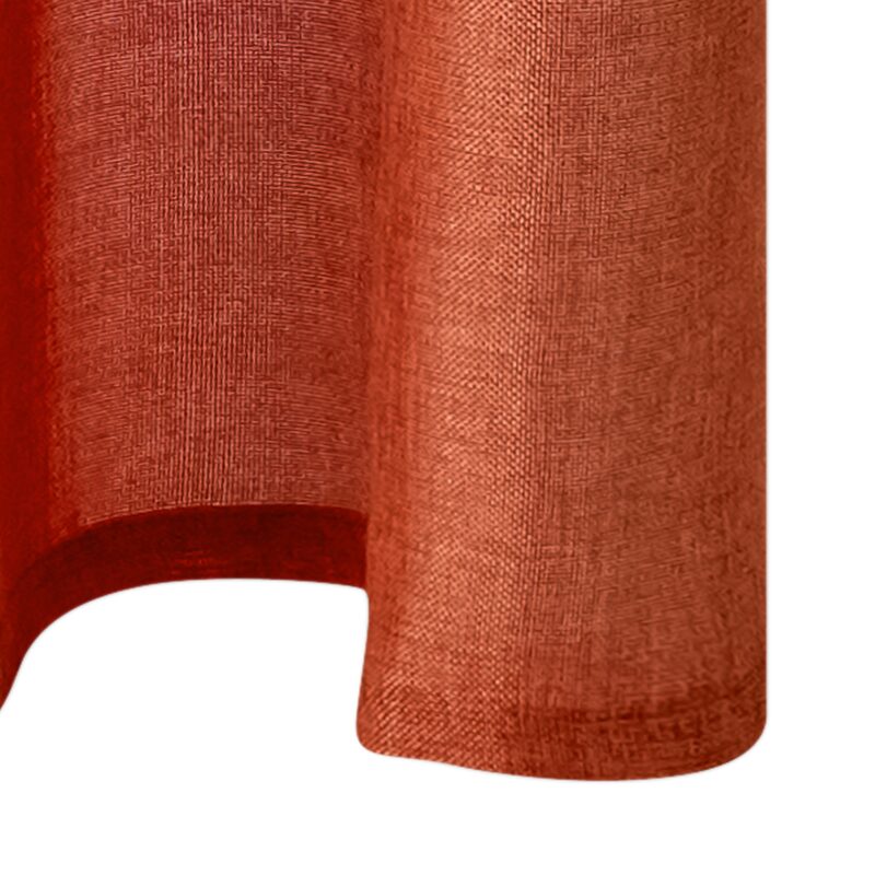 Rideau VOLCANIC coloris potiron 140 x 260 cm