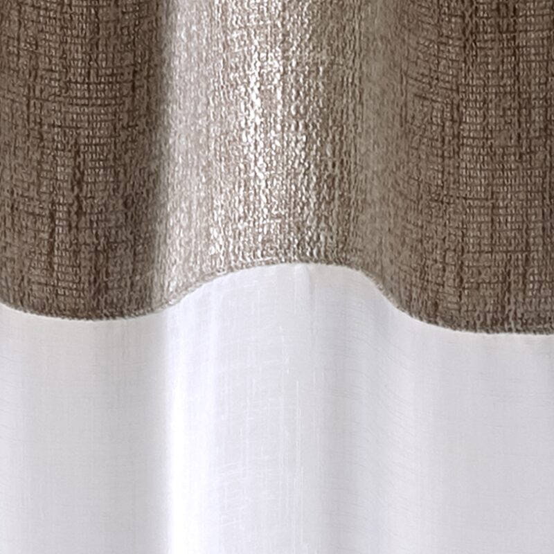 Voilage COCOON coloris gris perle 135 x 240 cm
