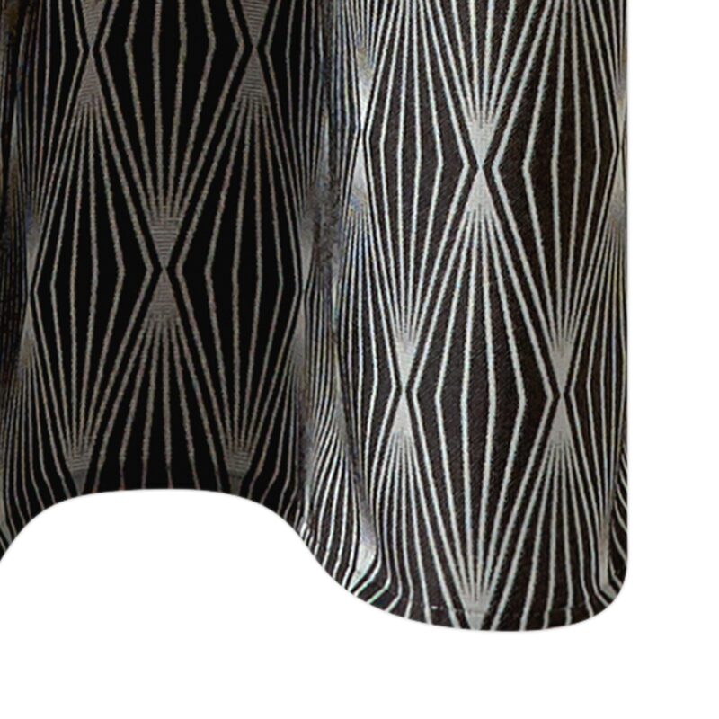 Rideau DIAMANT coloris noir 140 x 250 cm