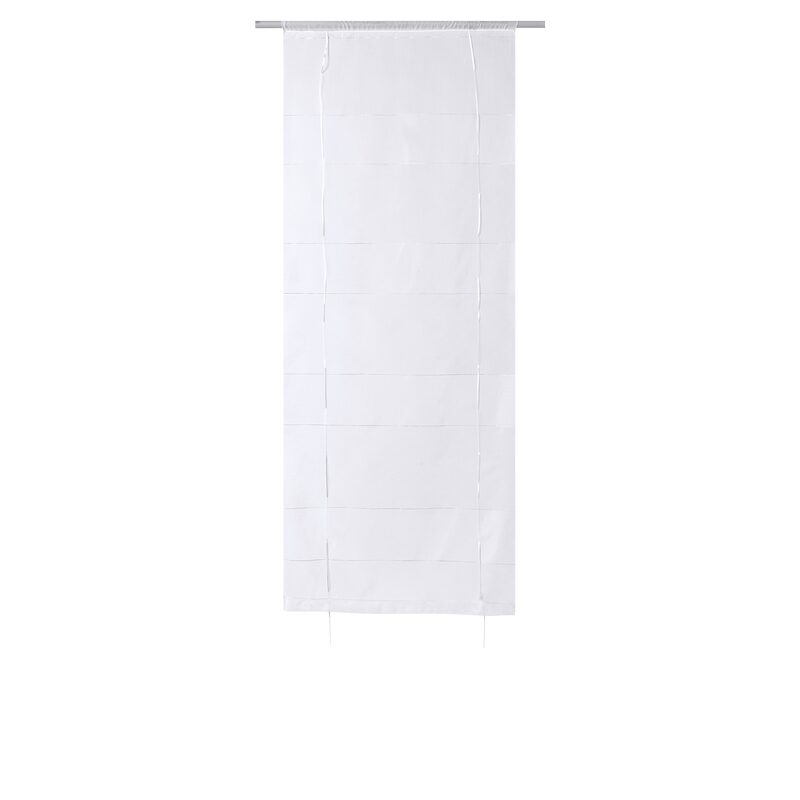 Vitrage WANDA coloris blanc 58 x 145 cm