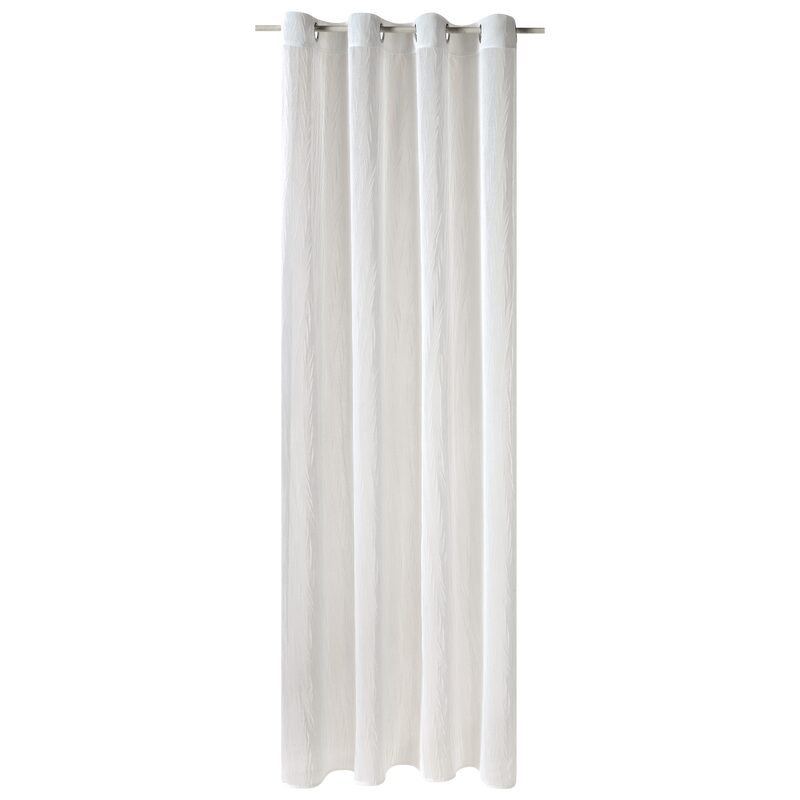 Voilage ONDINE coloris blanc 140 x 240 cm