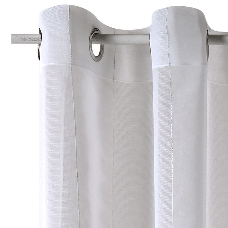 Voilage WANDA coloris blanc 140 x 260 cm