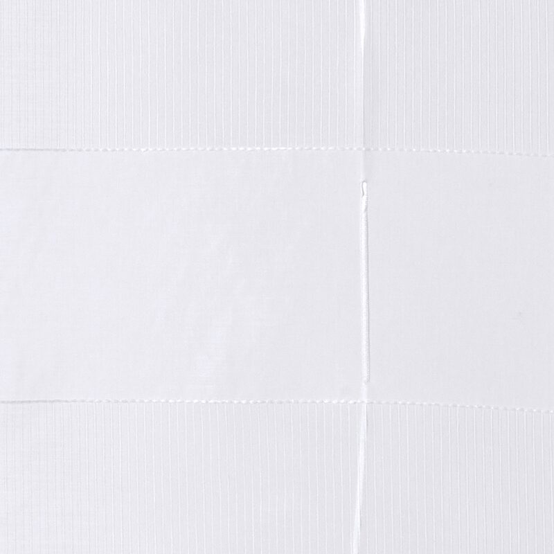 Vitrage WANDA coloris blanc 58 x 145 cm