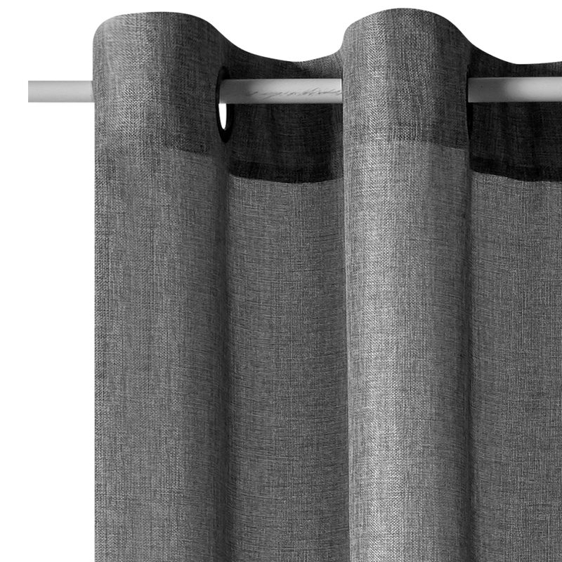 Rideau VOLCANIC coloris gris anthracite 140 x 260 cm