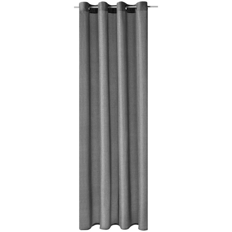 Rideau VOLCANIC coloris gris anthracite 140 x 260 cm