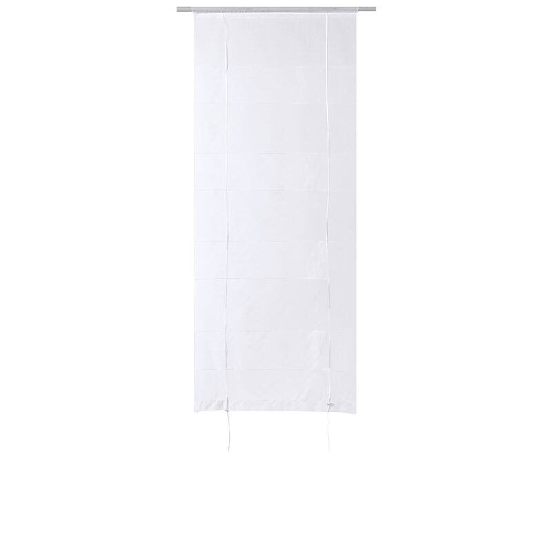 Vitrage WANDA coloris blanc 58 x 145 cm