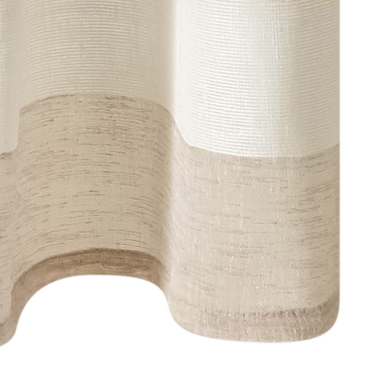 Voilage PIETRA coloris beige 140 x 240 cm