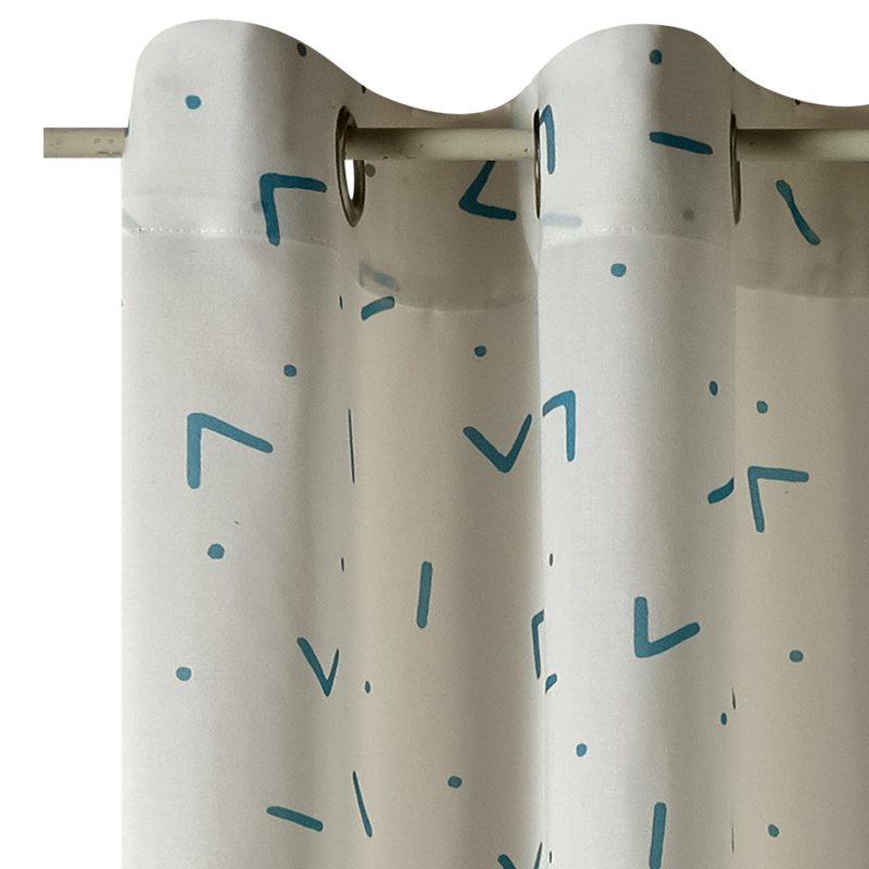 Rideau SHELBY coloris blanc 140 x 260 cm