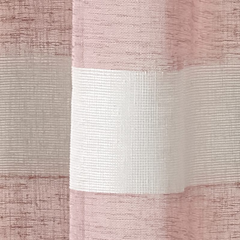 Voilage PIETRA coloris rose 140 x 240 cm