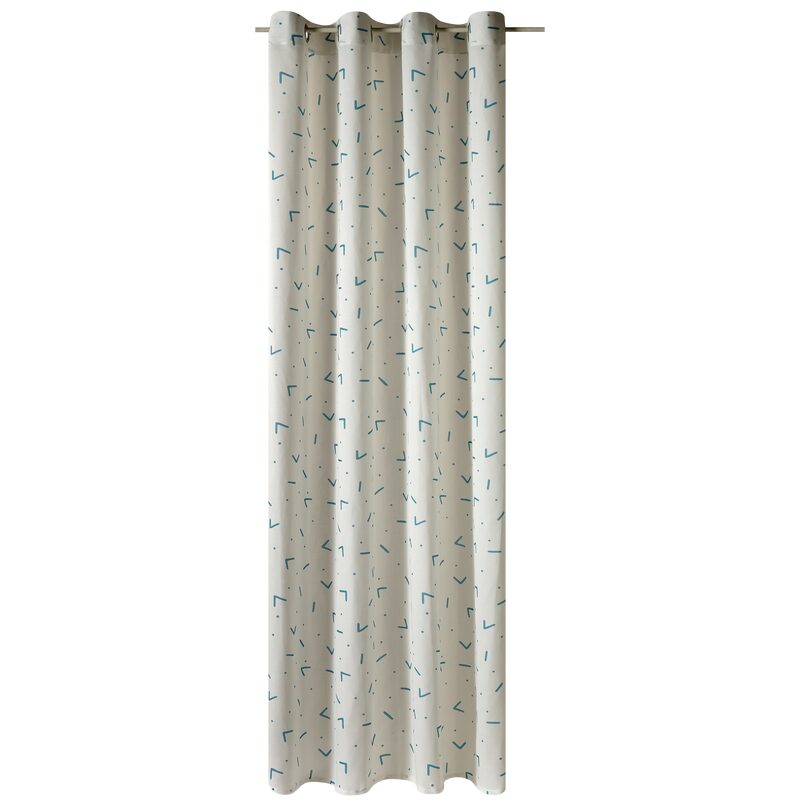 Rideau SHELBY coloris blanc 140 x 260 cm