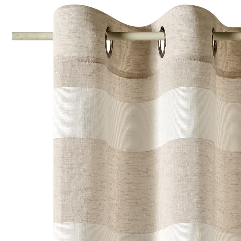 Voilage PIETRA coloris beige 140 x 240 cm