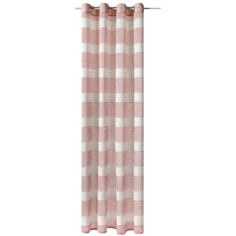 Voilage PIETRA coloris rose 140 x 240 cm