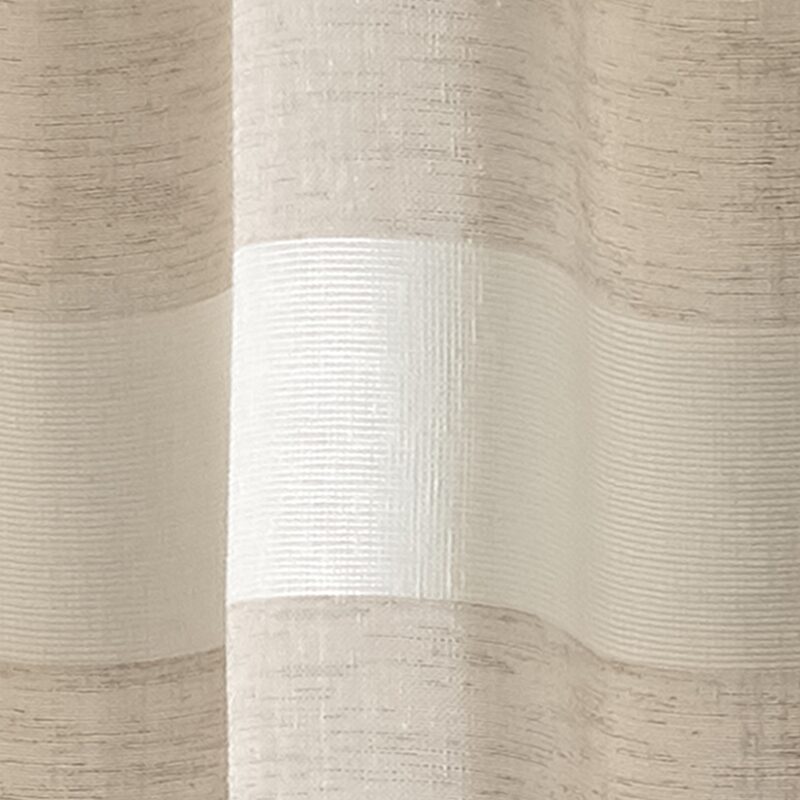 Voilage PIETRA coloris beige 140 x 240 cm