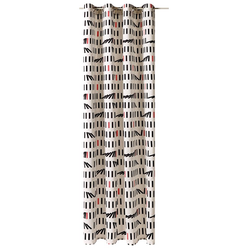 Rideau JACKSON coloris blanc 140 x 260 cm
