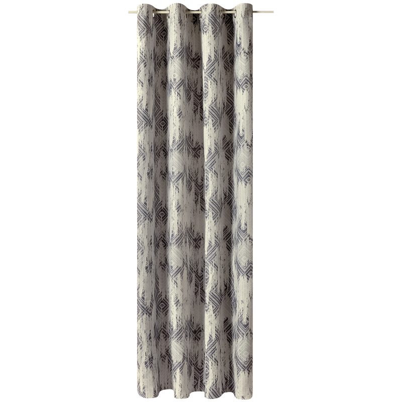 Rideau KANPUR coloris gris 140 x 260 cm