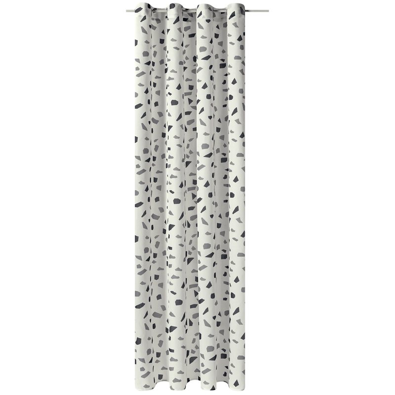 Rideau TERRAZZO coloris gris 135 x 260 cm