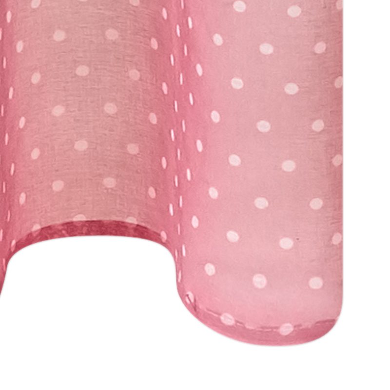 Voilage LILOU coloris rose 135 x 240 cm