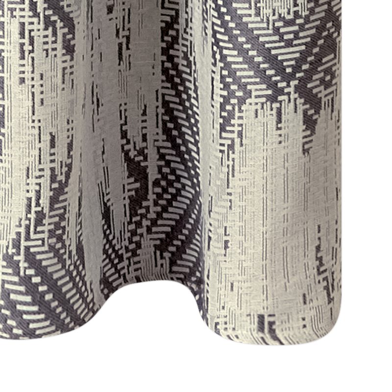Rideau KANPUR coloris gris 140 x 260 cm