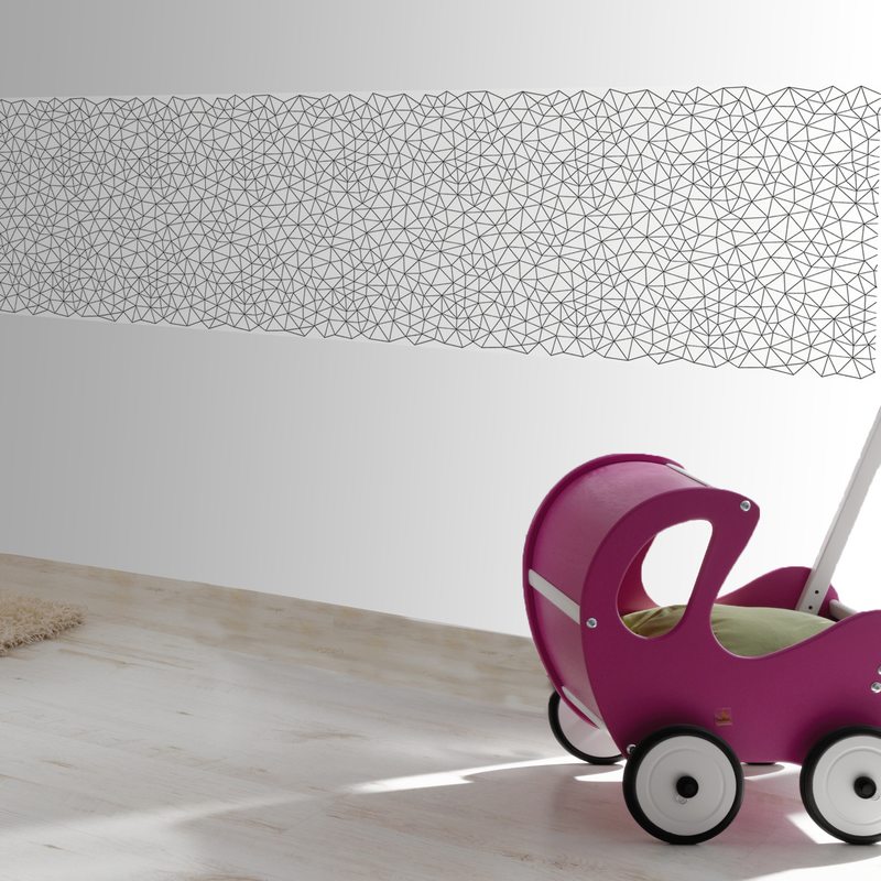Frise intissée COLORMI ORIGAMI coloris blanc